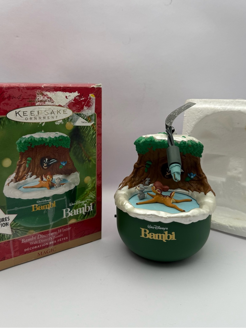 Hallmark Keepsake 2001 Bambi Discovers Winter Walt Disney Christmas Ornament
